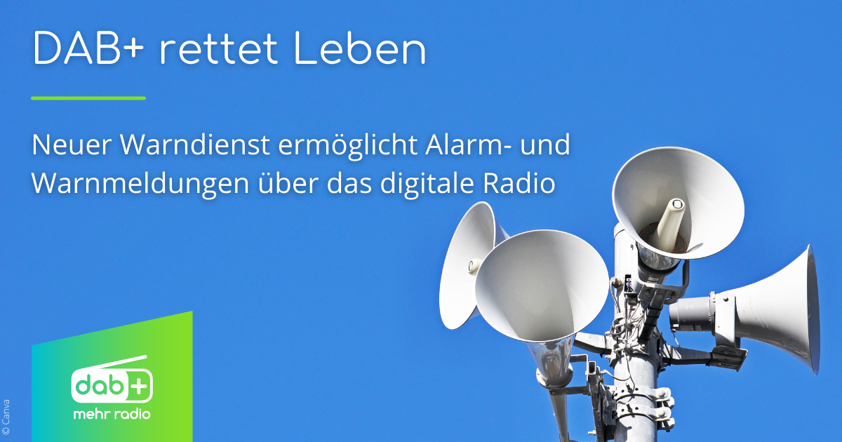 Digitalradio DAB+ Neuer nationaler Warndienst in Entwicklung