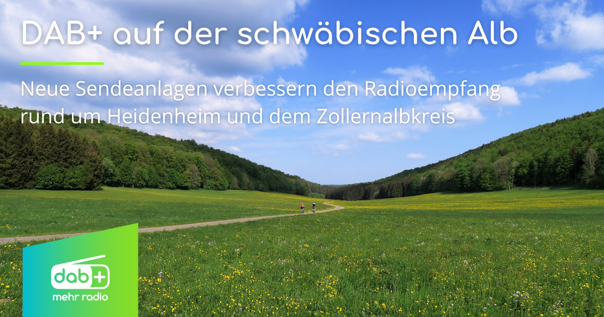 DAB+ auf der schwäbischen Alb: Neue Senderstandorte verbessern den  Radioempfang